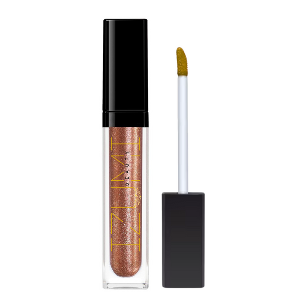 QuickGlow | Achieve Perfect Lips Anywhere - LED Light & Mirror Lip Gloss | Perfect for Travelers, Busy Women, Date Night, Students, Makeup Lovers (Rich)