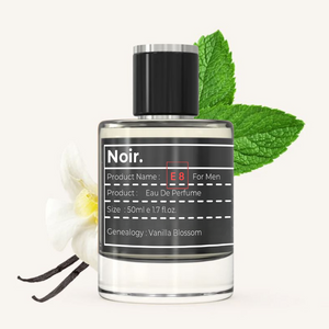 E8 Men's EDP Perfume-Amber-Vanilla