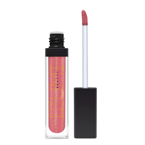 QuickGlow | Achieve Perfect Lips Anywhere - LED Light & Mirror Lip Gloss | Perfect for Travelers, Busy Women, Date Night, Students, Makeup Lovers (Gold Digger)