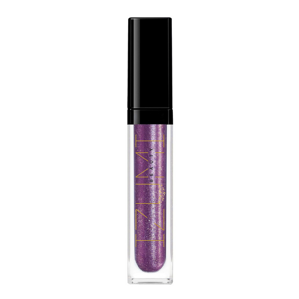 QuickGlow | Achieve Perfect Lips Anywhere - LED Light & Mirror Lip Gloss | Perfect for Travelers, Busy Women, Date Night, Students, Makeup Lovers (Purple Glitz)
