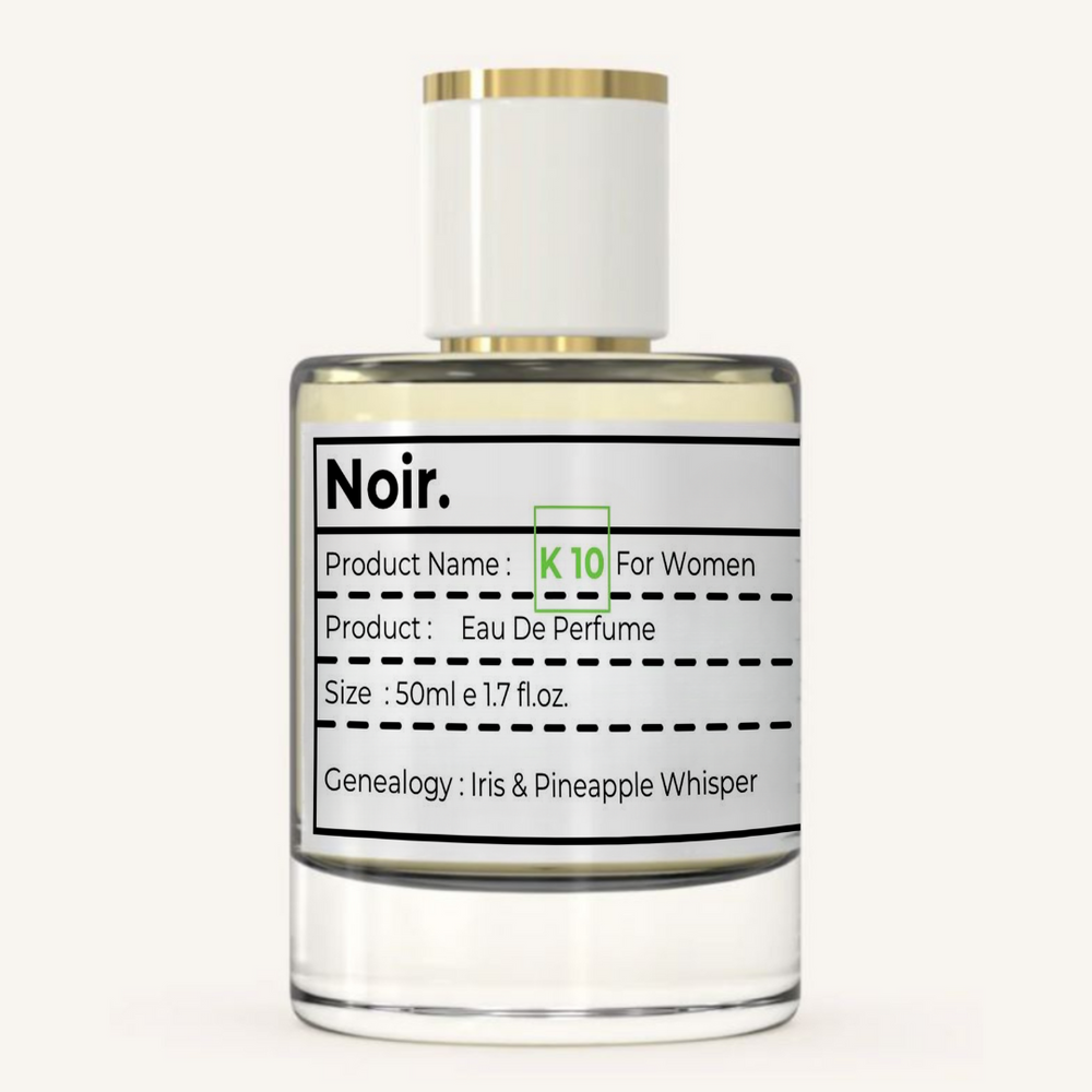 K10 women perfume with jasmine and lemon notes