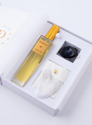 Sagittarius – Body Oil, Gua Sha and Personalized Crystal Set