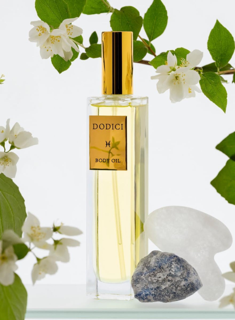 Pisces – Body Oil, Gua Sha and Personalized Crystal Set