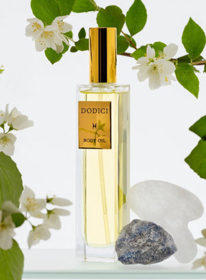 Pisces – Body Oil, Gua Sha and Personalized Crystal Set