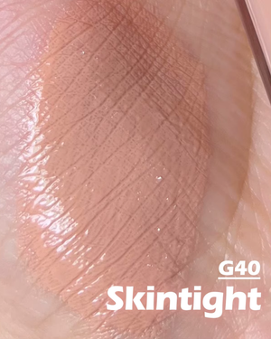 QuickGlow | Achieve Perfect Lips Anywhere - LED Light & Mirror Lip Gloss | Perfect for Travelers, Busy Women, Date Night, Students, Makeup Lovers (Skintight)