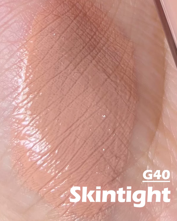 QuickGlow | Achieve Perfect Lips Anywhere - LED Light & Mirror Lip Gloss | Perfect for Travelers, Busy Women, Date Night, Students, Makeup Lovers (Skintight)