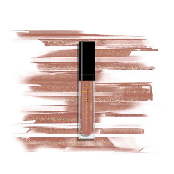 QuickGlow | Achieve Perfect Lips Anywhere - LED Light & Mirror Lip Gloss | Perfect for Travelers, Busy Women, Date Night, Students, Makeup Lovers (Rich)