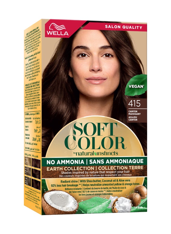 Soft Color Natural Instincts Kit Earth Collection 415 Canyon Mahogany 90ml