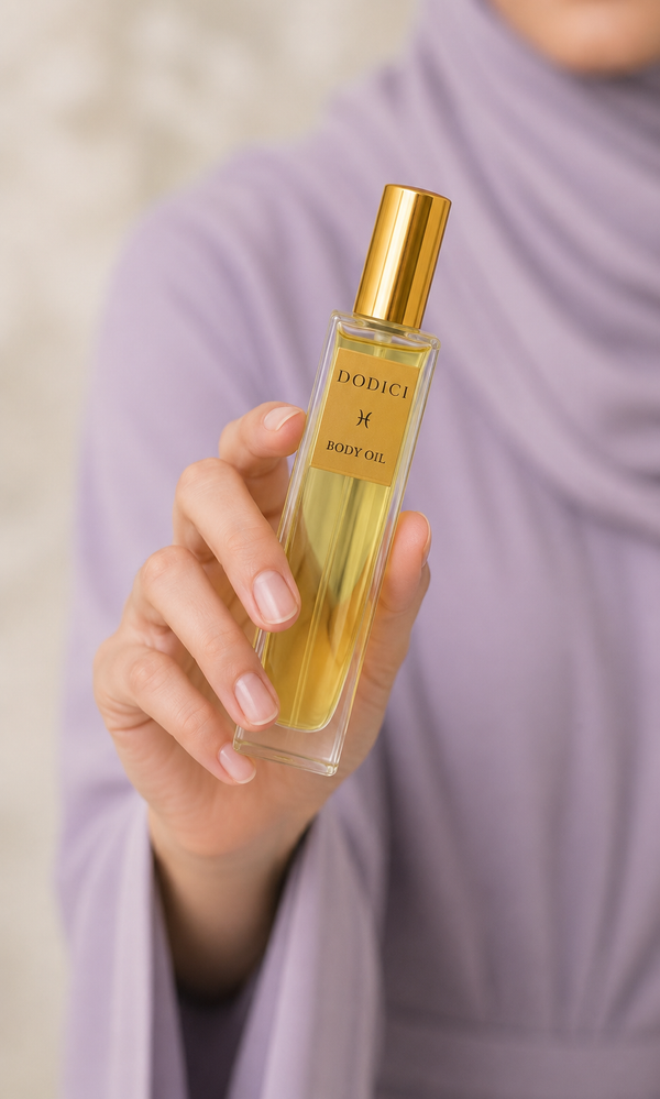 Pisces – Body Oil, Gua Sha and Personalized Crystal Set