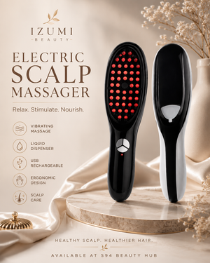 Izumi Beauty Electric Scalp Massager Comb – Rechargeable