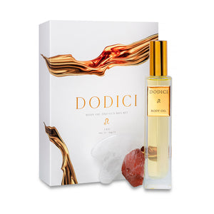 Leo – Body Oil, Gua Sha and Personalized Crystal Set