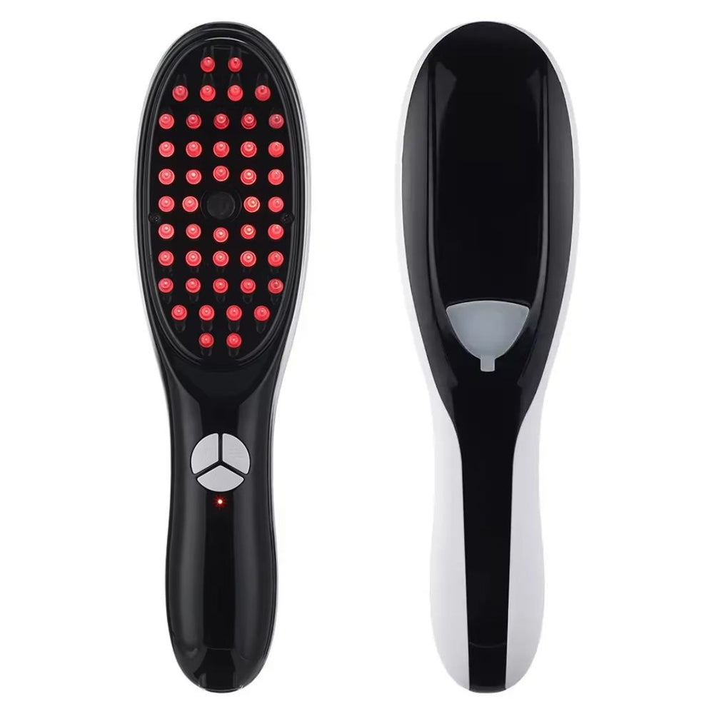 Izumi Beauty Electric Scalp Massager Comb with Liquid Dispenser - Vibrating Head Massager for Hair Growth, Scalp Stimulation & Detangling, Rechargeable