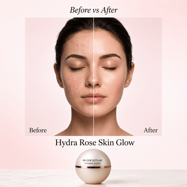 Bioesthe Hydra Rose Soothing Face Cream for Sensitive Skin 50ml – Hydrating & Calming - S94BEAUTYHUB