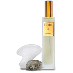 Cancer – Body Oil, Gua Sha and Personalized Crystal Set - S94beautyhub