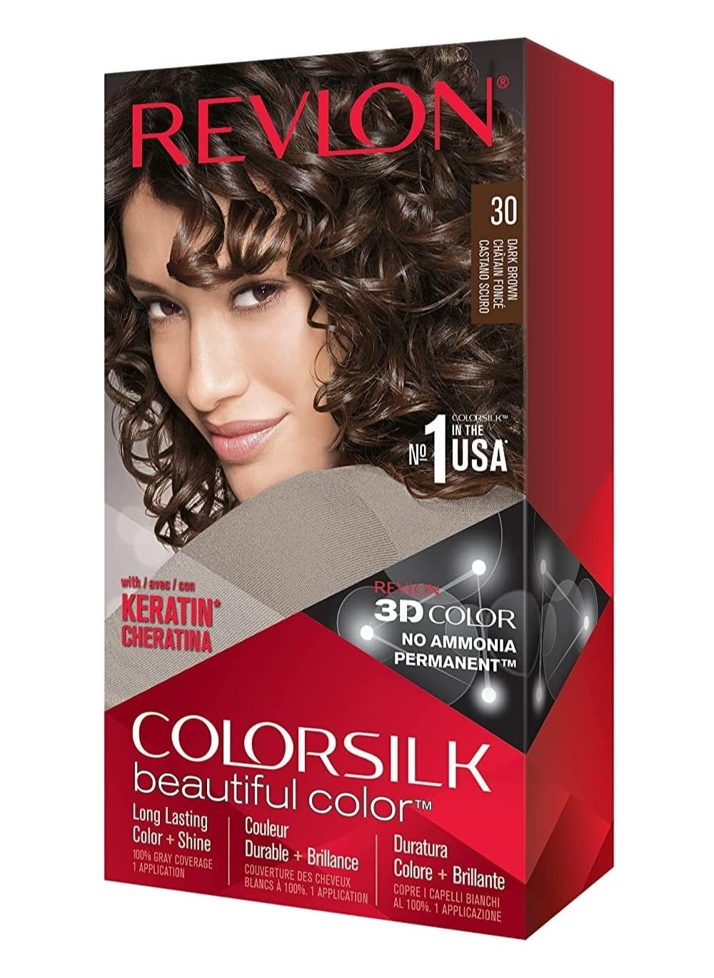 Revlon Colorsilk Haircolor #30 Dark Brown