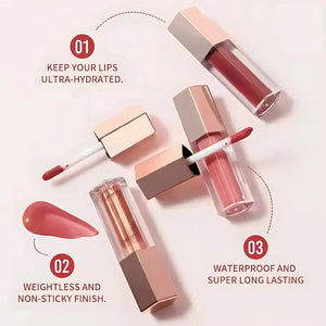Fragrance Free Lip Gloss – Non - Sticky, Comfortable (Overnight) - S94beautyhub
