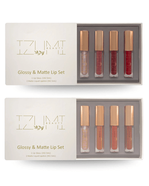 Gloss & Matte Lip Set – Versatile Shades for Women (Set A) - S94beautyhub