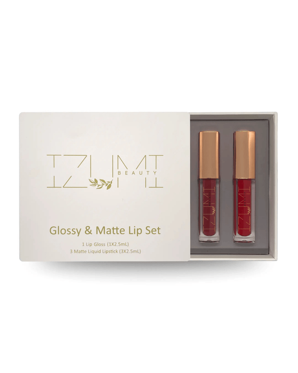Gloss & Matte Lip Set – Versatile Shades for Women (Set A) - S94beautyhub