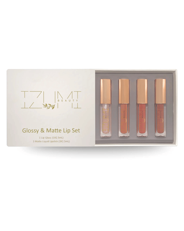 Gloss & Matte Lip Set – Versatile Shades for Women (Set A) - S94beautyhub