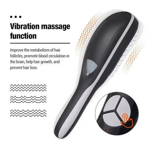Izumi Beauty Electric Scalp Massager Comb – Vibrating, Rechargeable, Hair Growth & Detangling - S94beautyhub
