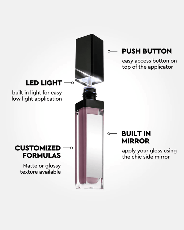 Izumi QuickGlow LED Lip Gloss – Abigael - S94beautyhub