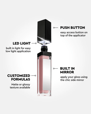Izumi QuickGlow LED Lip Gloss – Bombshell - S94beautyhub