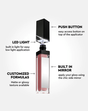 Izumi QuickGlow LED Lip Gloss – Candid - S94beautyhub