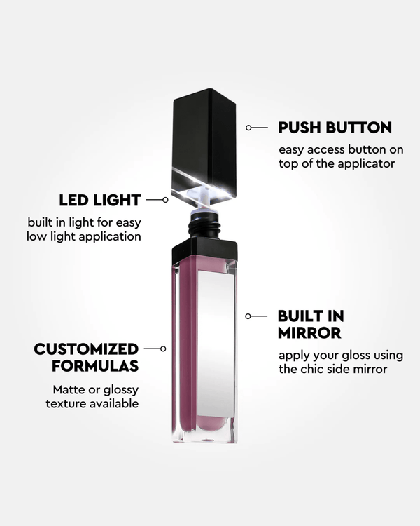 Izumi QuickGlow LED Lip Gloss – Nibble - S94beautyhub