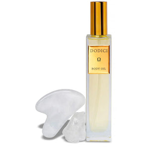 Libra – Body Oil, Gua Sha and Personalized Crystal Set - S94beautyhub
