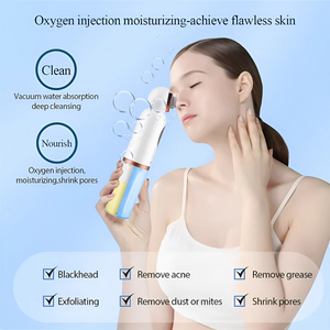 Facial Cleansing Device Micro Vibration Pore Shrinking Face Cleaner, Waterproof Rechargeable Skin Scrubber, Blackhead Remover Gentle Facial Massager for Deep Pore Cleaning | Designed in UAE