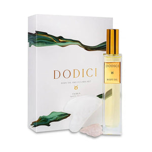 Taurus – Body Oil, Gua Sha and Personalized Crystal Set - S94beautyhub