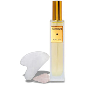 Taurus – Body Oil, Gua Sha and Personalized Crystal Set - S94beautyhub